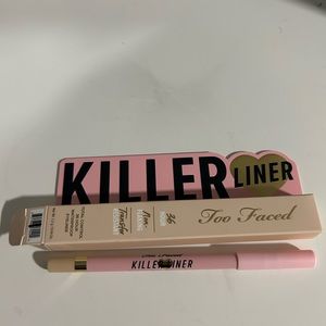 Too Faced Killed Liner Killer Cashmere 36 hour waterproof eyeliner Brand New